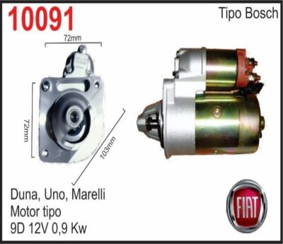 Arranque Marelli para Fiat Duna, Uno y Tipo