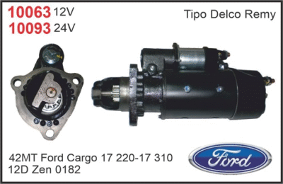 Arranque Delco 41MT 12V para Ford Cargo